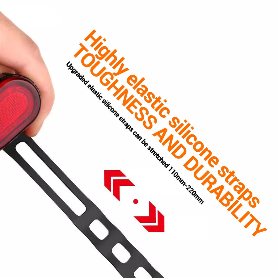 Rechargeable Bicycle Lights Bike Safety Warning Lamp Outdoor Waterproof Cycling Flashlight For Mountain And Road Bikes