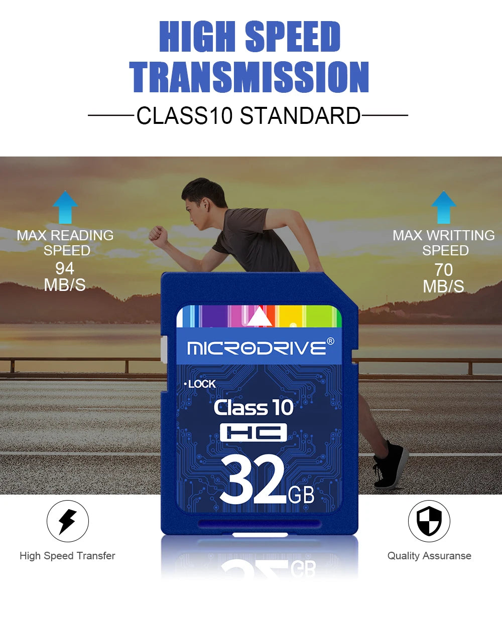 High Speed Class10 SD Card 32GB SD Card 128G 64GB 32GB 16GB Carte SD Memory Card SD Pendrive for Camera Microdrive
