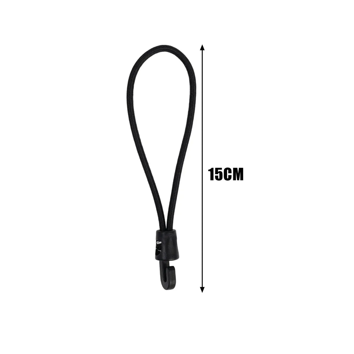 10/50/100Pcs Bungee Cord with Hooks High Elasticity Expander with Hooks Rubber Tensioner with Hooks for Camping Tarpaulin