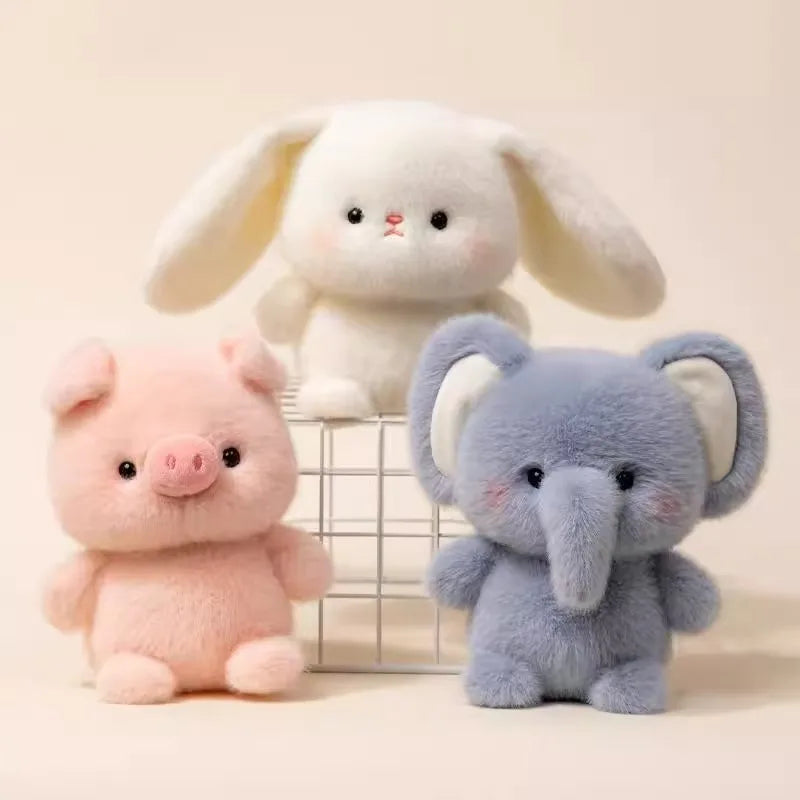 16cm Table With Plush Toy Cute Doll With Accompanying Doll Desktop Decoration Healing Surprise Daily Gift For Good Friend