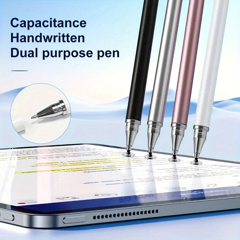 2 in 1 Universal Stylus Pen for Touch Screen Compatible with Capacitive Touch Screens for iPhone iPad Android Stylus Capacitive