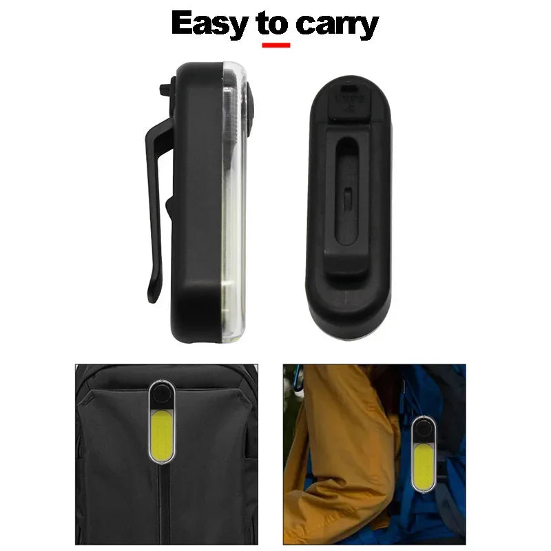 BUCKLOS Bicycle COB Light Set USB Charging High Visibility Taillight 500lm MTB Road Bike Light Lamp Cycling Accessories