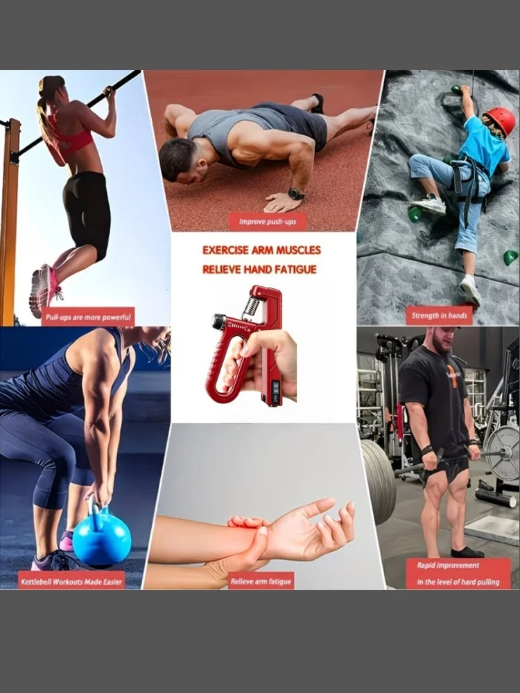 Adjustable Mechanical Counting Grip, Hand Training, Hand Recovery, Hand Strengthening