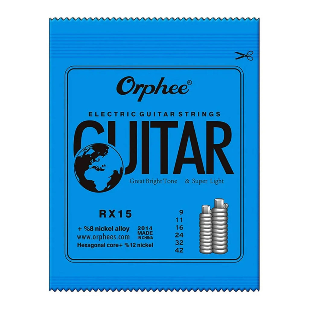 Orphee 1/5/10 Pcs Electric Guitar Strings Set RX Series Hexagonal Carbon Steel 6 String for Electric Guitar Accessories&Parts