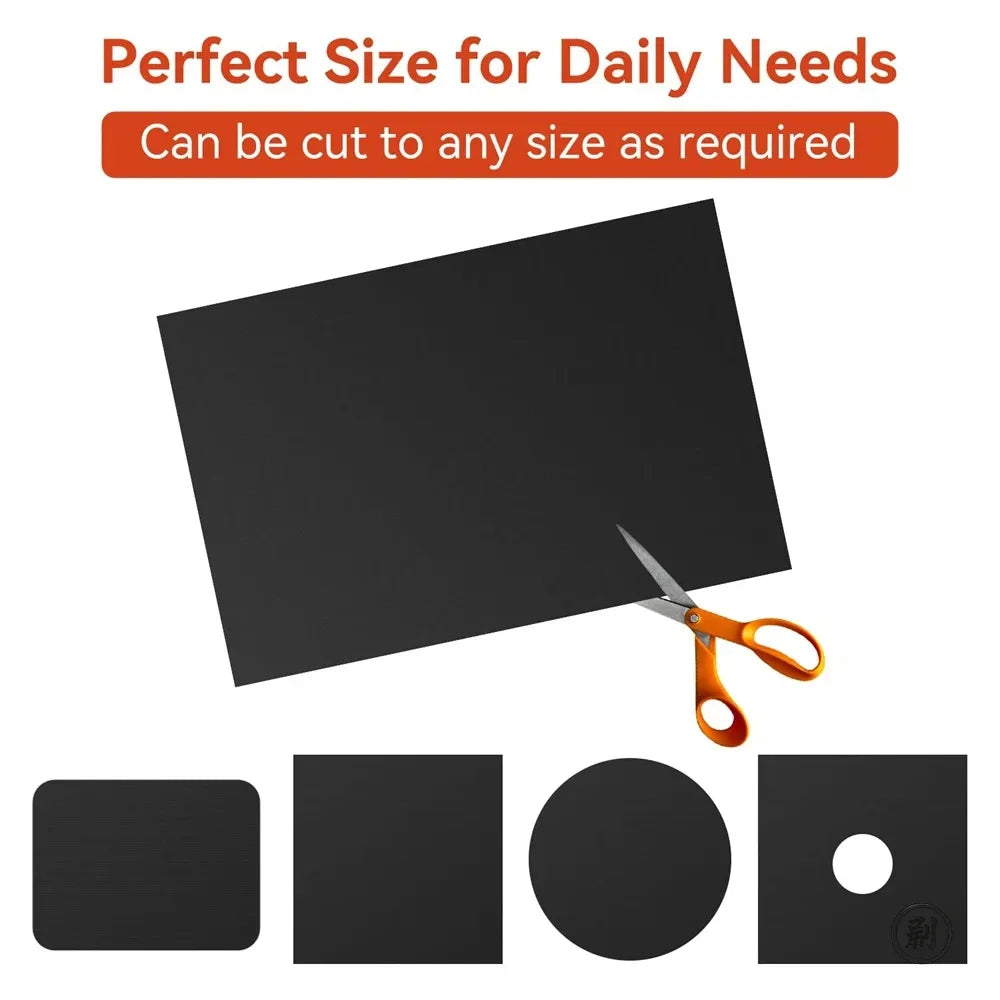 Heavy Duty Oven Liner Mat – Reusable Non-Stick Heat Resistant BBQ Grill Pad for Baking & Barbecue Cooking
