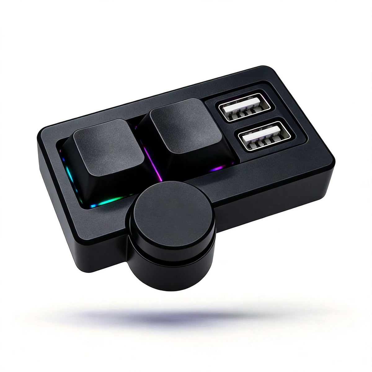 Hot-Swappable RGB Gaming Wired Mini Keyboard USB Portable Multi-Combination/Multi-Media Office/Gaming Custom Shortcut Keyboard