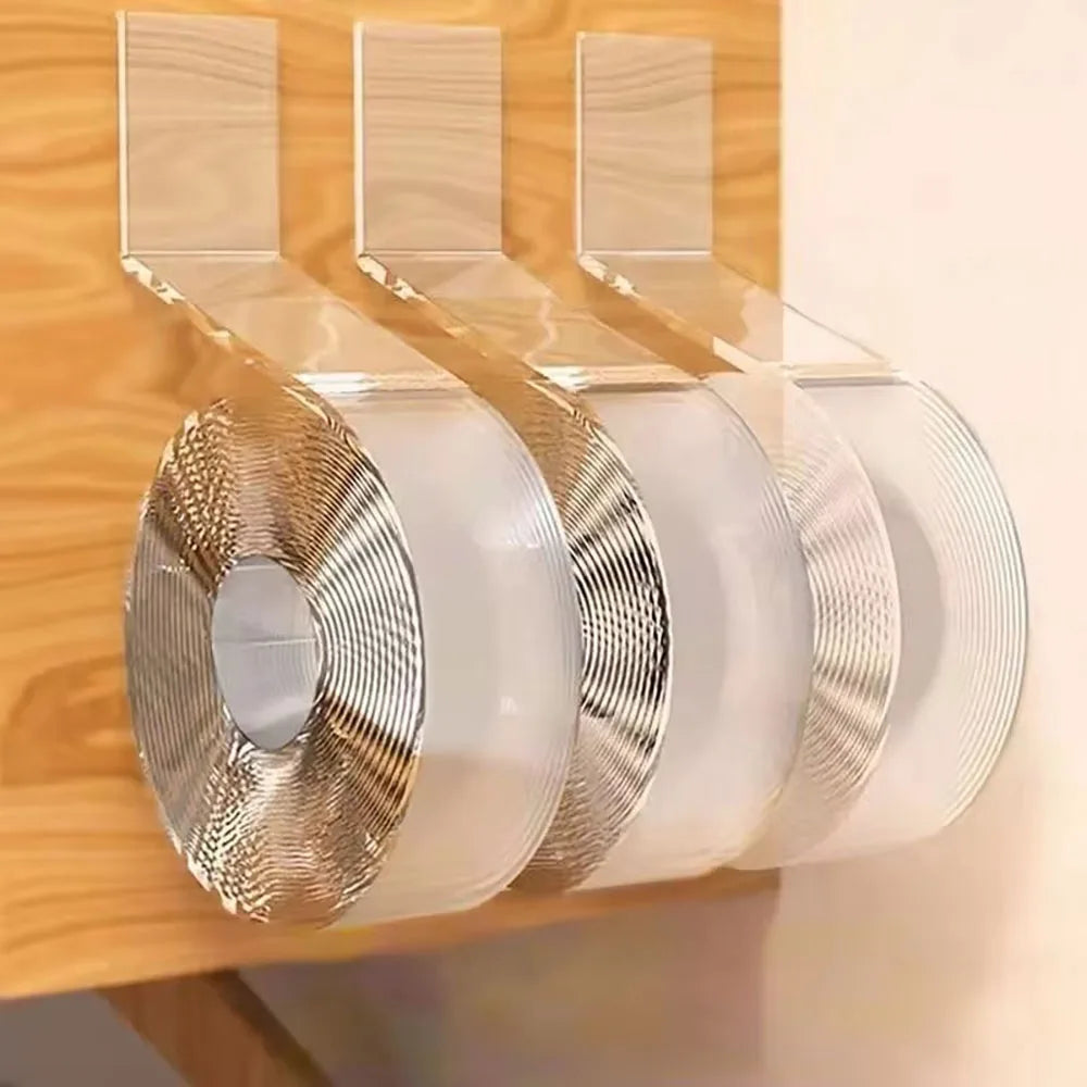 Super Strong Nano Double Sided Adhesive Tape Waterproof Transparent Traceless Tape  Reusable Decorative Office Tape Home Tools