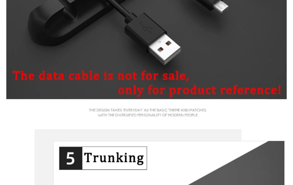 Self-Adhesive Power Cord Manager Fixed Chuck Plug Mouse Cable Headset Winder Mobile Phone Data Cable Card Silicone Desktop