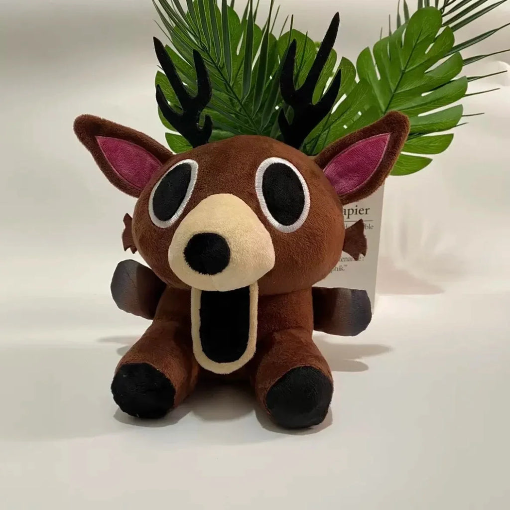 Forest Survival 99 Nights Brown Elk Deer White Owl Plush Doll Stuffed Animal Soft Pillow Kids Gift Game Merchandise