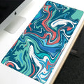 Anime Mouse Pad Large Gaming Desk Mat Extended Non-Slip Rubber Base Stitched Edge Keyboard Mat Kawaii Mousepad for Laptop Gamer