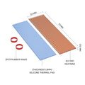 Clearance_JEYI Copper M.2 HeatSink, 3pcs 2280 SSD Copper Cooler Solid State Disk Radiator with Thermal Silicone Pad for Laptop D