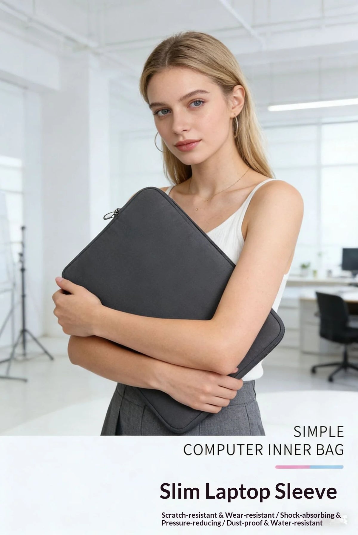 Laptop Inner Pocket with Shockproof Foam,13-16 inch MacBook Universal Laptop Bag