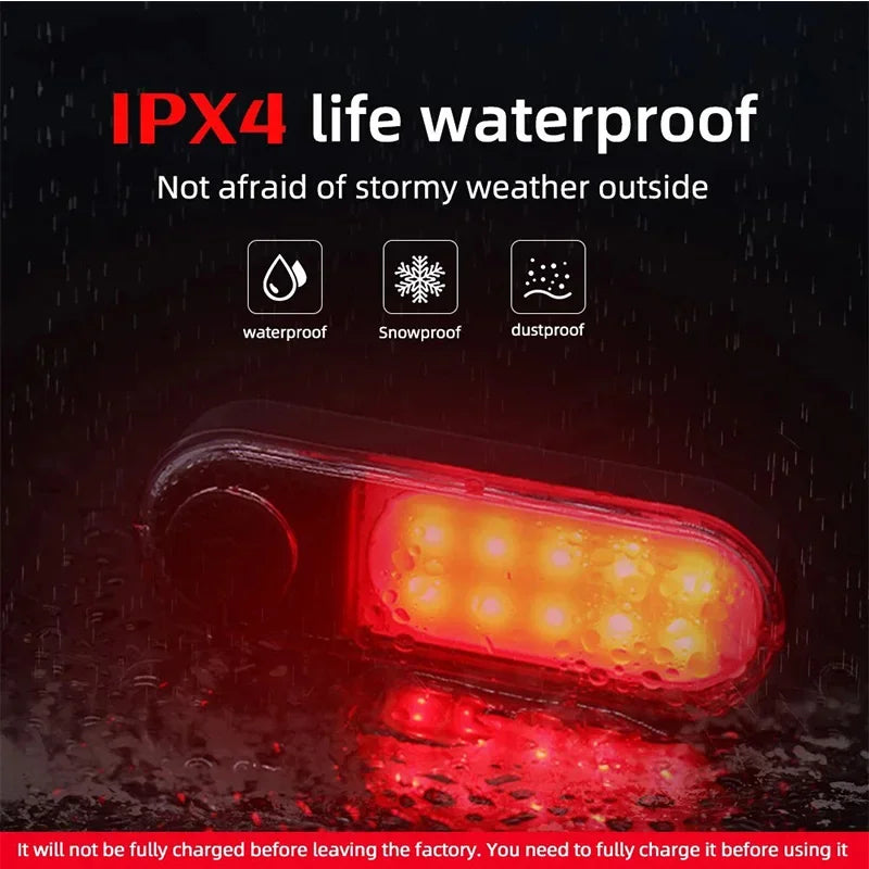 BUCKLOS Bicycle COB Light Set USB Charging High Visibility Taillight 500lm MTB Road Bike Light Lamp Cycling Accessories