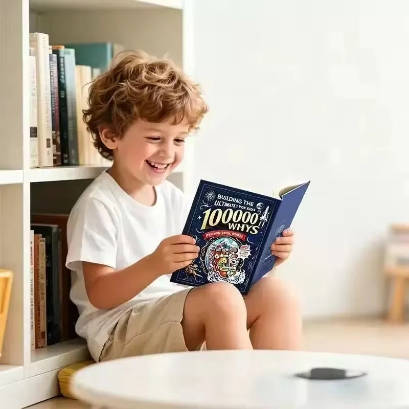 100000 Whys: Building The Ultimate Brain for Kids English Version Fun Science Cartoon Book Children's Early Education STEM Learn