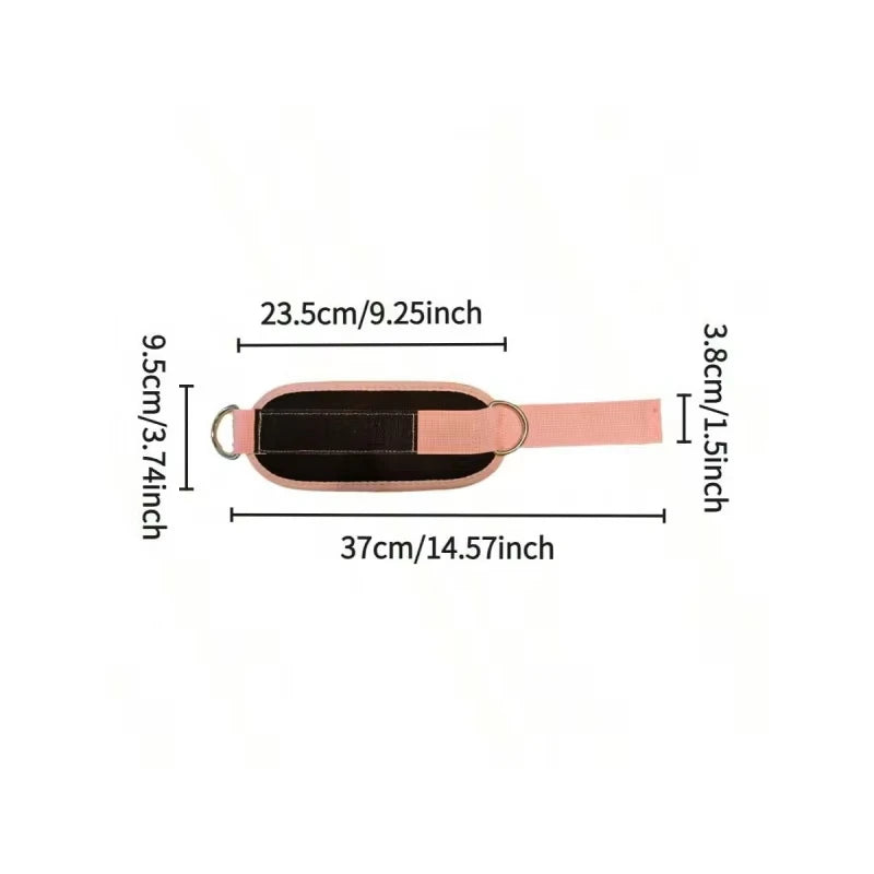 1PC Ankle Straps for Cable Machines Padded Ankle Cuffs for Leg Exercise WorkoutsFully Adjustable and Breathable Ankle