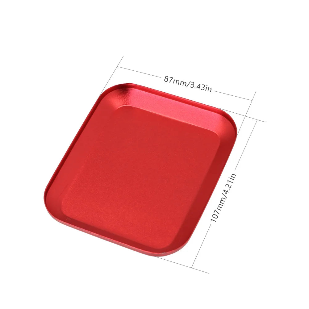 RC Repair Tool Aluminium Alloy Magnetic Screw Tray Plate For Airplane Car Boat Crawler Axial SCX10 D90 D110 Model Repair Tool