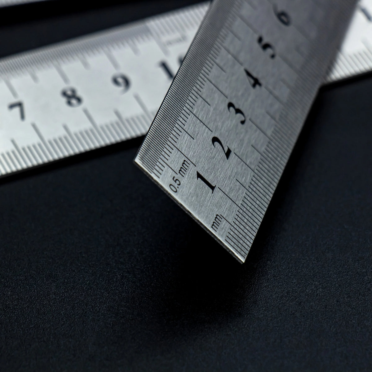 Thickened Steel Ruler | 15/20/30/40/50/60cm | Dual CM & Inch Scale | Precise Measurement for Office, School & Industry