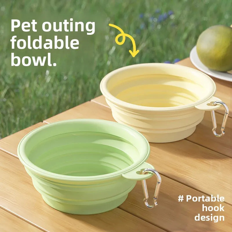 🐶🥣 Tazón Plegable Portátil para Mascotas 💧🐾