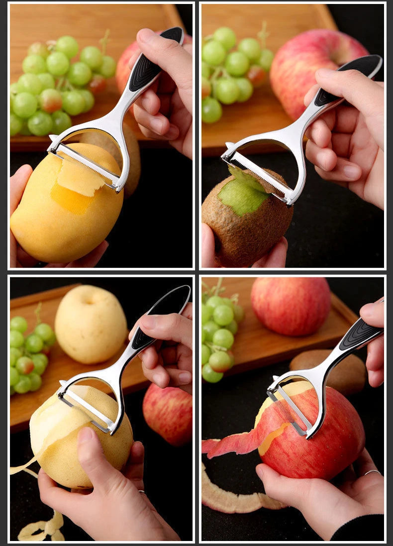 1PC Stainless Steel Vegetable Peeler Potato Peeler Multi-function Carrot Grater Fruit Tools Kitchen Accessories Cuisine Pelador