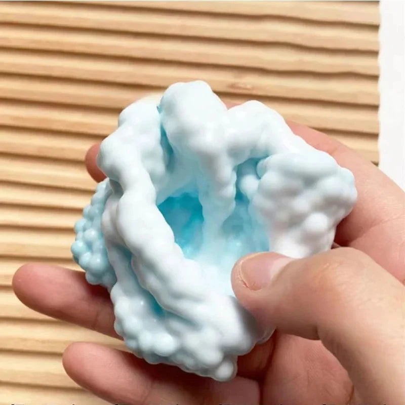 Handmade Sticky Squishy Ball Ice Skin Ultra Thin Super Soft Stress Relief Table Toy For Kids Teens Stress Relax Entertainment