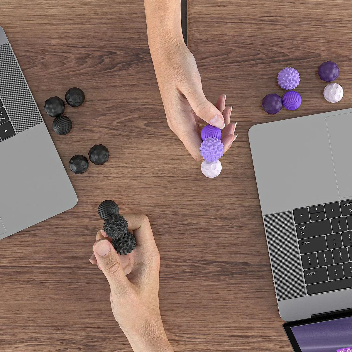 Silicone Magnetic Sensory Balls Fidget Toy Worry Balls Autism Calming Fidgeting Toy Anxiety Relief Stress Sensory Toy
