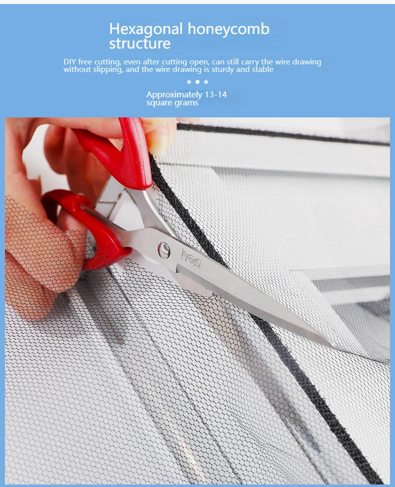 Self-Adhesive Invisible Mosquito Net: Breathable And Insect-Proof, DIY Easy Home Protection Window Screen