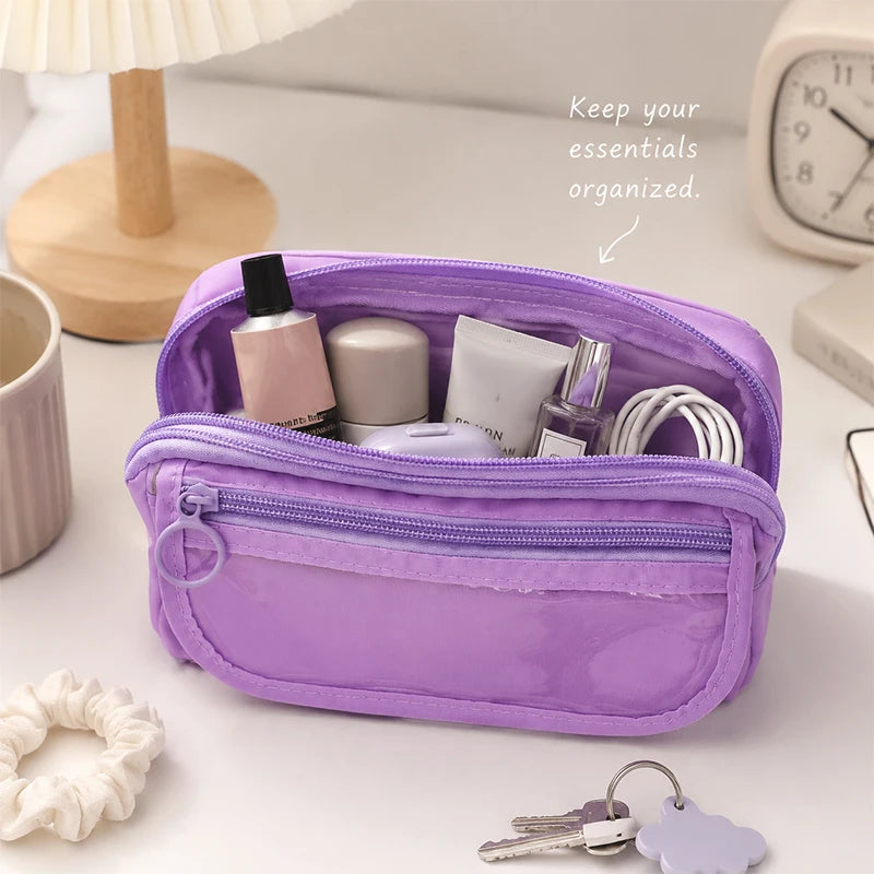 Back to School Gift Pencil Case - Large Capacity Multi-Compartment Organizer for Desk, Office & Home, Cute Stationery Storage