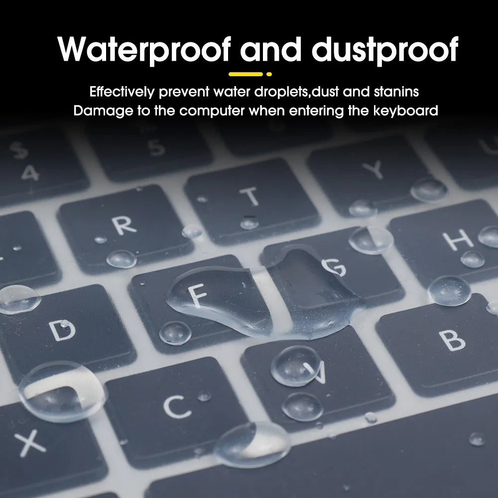 13-14 Inch 15-17 Inch  Universal Laptop Notebook Keyboard Silicone Cover Dustproof  Protective Waterproof Film
