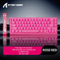 ATTACK SHARK X68HE Mechanical Keyboard Wired 8KHz RGB Backlight 0.01mm Precision 0.125ms Low Latency Magnetic Switch for Windows