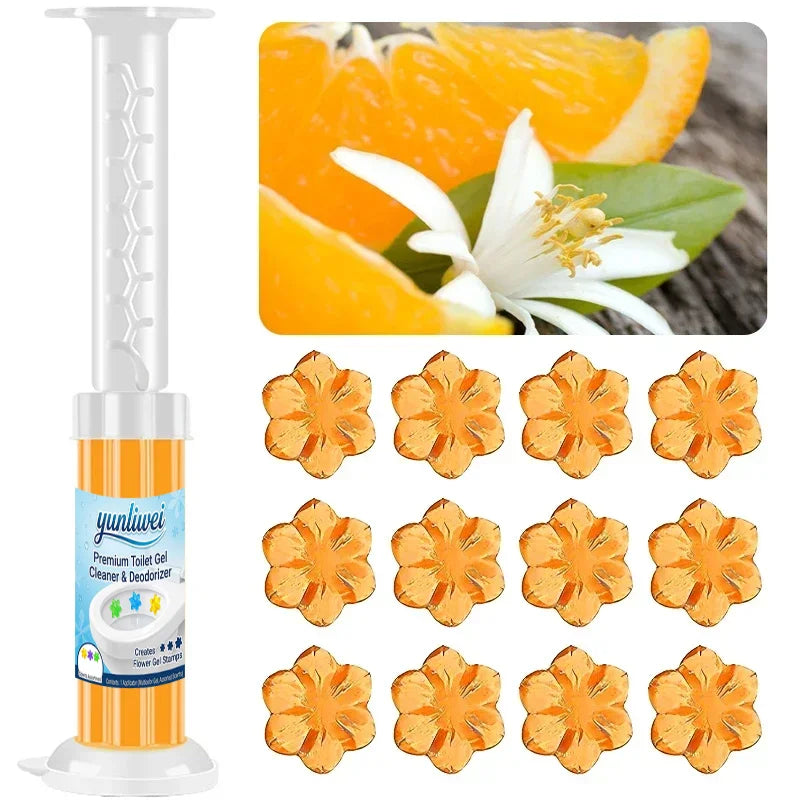 Yunliwei Toilet Cleaner Gel Stick Tablet Toilet Liquid Fragrance Gel Cleaning Deodorization Odor Lasting Solid Aromatherapy