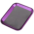 RC Model Repair Magnetic Screw Tray, Aluminum Alloy Weak Magnet Parts Holder for Airplane, Car, Boat and Crawler Models