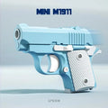 3D Printed Gravity Fidget Stress Relief Mini Pistol Toy Plastic Manual Burst Decompression Toy Christmas Gift