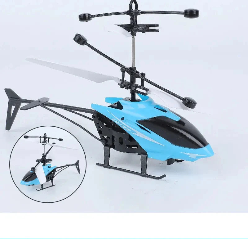 Mini Induction Hover Drone Rechargeable Flying Helicopter Safe Fall-Resistant Toy Gift for Children