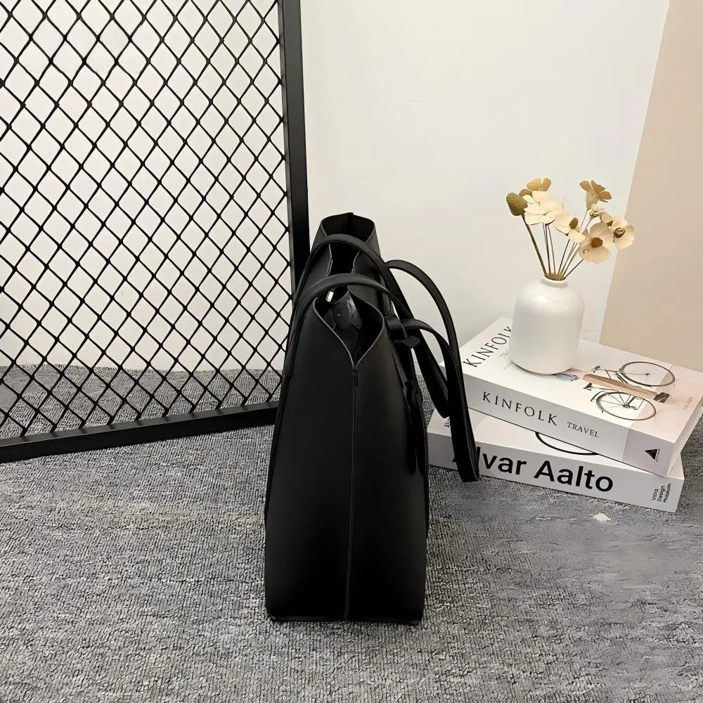 👜✨ Bolso Tote de Mujer Estilo Coreano – Elegante, Suave y de Gran Capacidad 🖤🌸