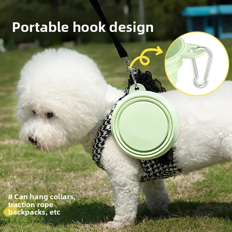 🐶🥣 Tazón Plegable Portátil para Mascotas 💧🐾