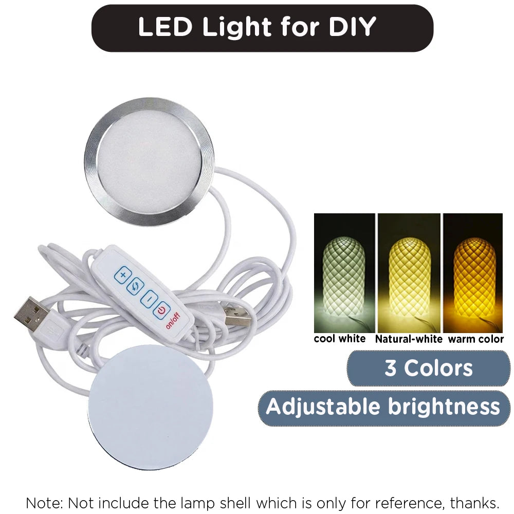 For Bambu Lab LED Lamp Kit 001 Adjustable Led Light Hardware Bambulab Parts DIY Model A1 Mini P1P P1S X1C 3D Printer Accessories