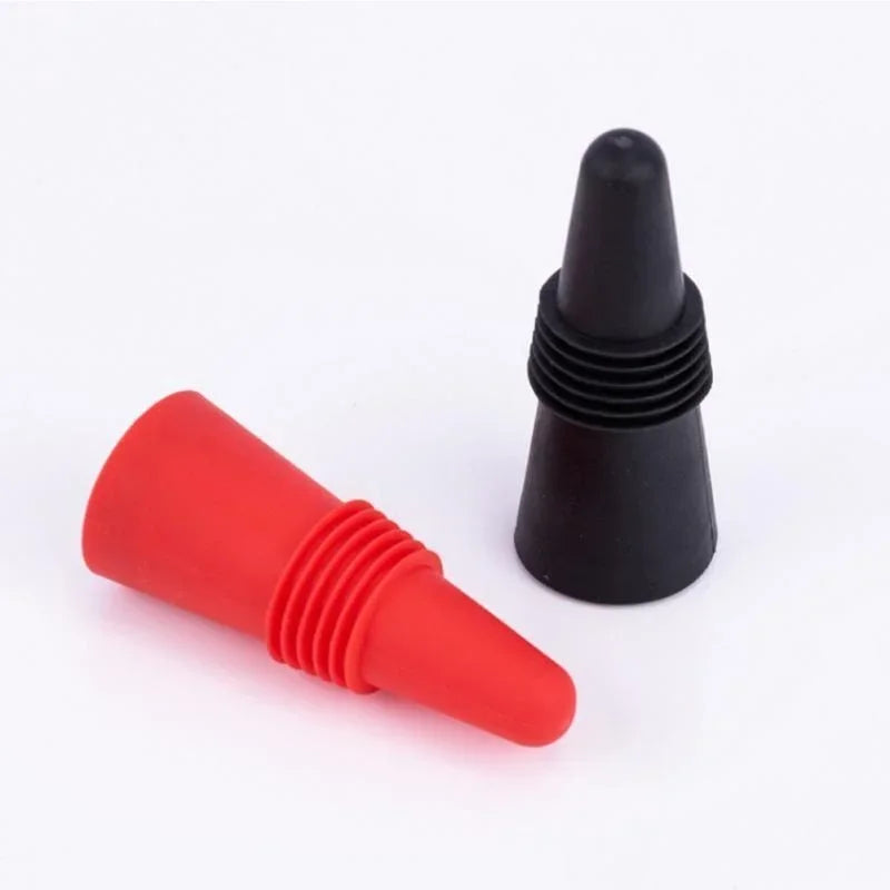 1PC Silicone Wine and Beverage Bottle Cap Set Leak Proof Champagne Bottles Sealer Stoppers Wine Cork Saver Stopper Reusable