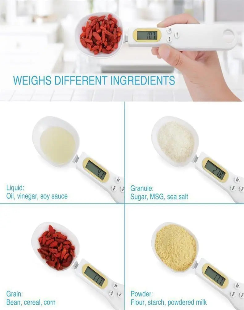 Electronic Kitchen Measuring Spoon Scale – For Coffee Powder and Cooking