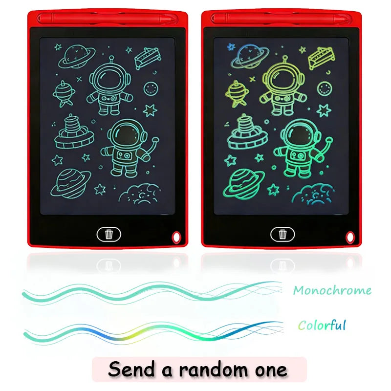 8.5'' LCD Writing Tablet Drawing Board Kids Graffiti Sketchpad Toys Handwriting Blackboard D Counting Learning Toys Birthday Gif