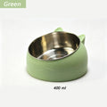 Stainless Steel Neck Guard Cat Bowl Pet Food Elevated Accessories Kitten Cats Articles Products Supplies Feeders Drinker Pets