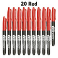 Permanent Marker Pen Drawing Markers Black Blue Red Waterproof Ink Sketch Pens Stationery Art School Supplies For Glass Metal