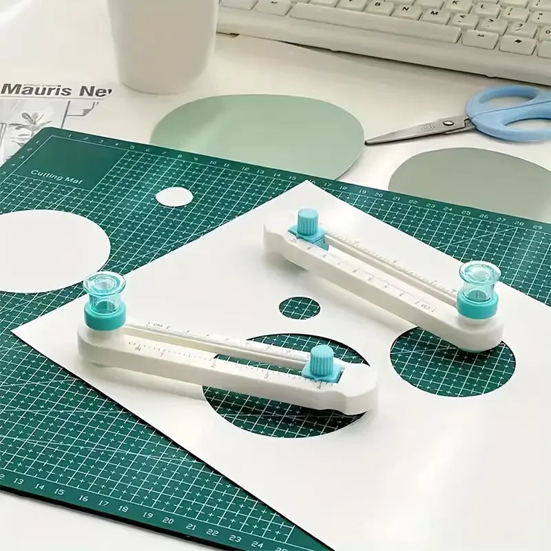 360° Adjustable  Circle Cutter - Precision Scrapbooking Tool for Perfect Circular Paper Cuts - Ideal for Craft Enthusiasts
