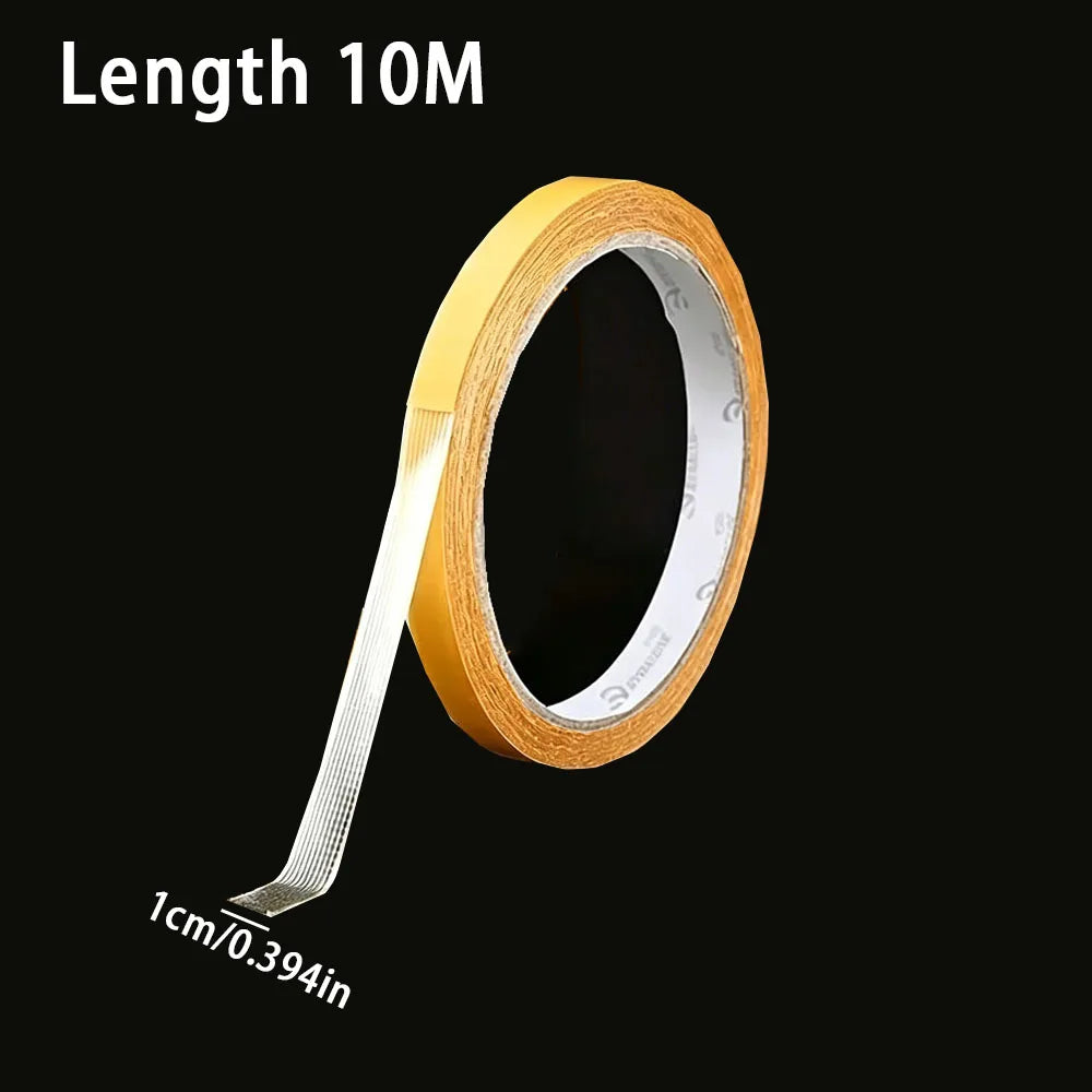 Super Thin Strong Fixation Double Sided Adhesive Tape Heavy Duty Translucent Mesh Waterproof Traceless Powerful Grid Carpet Tape