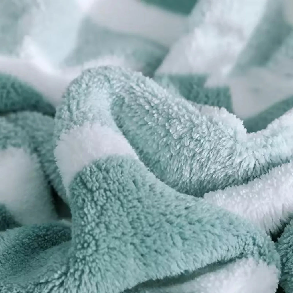 1 Pc Striped Face Towel Thickened Absorbent Soft Face Towel For Home Thick And Durable For Daily Household Use New