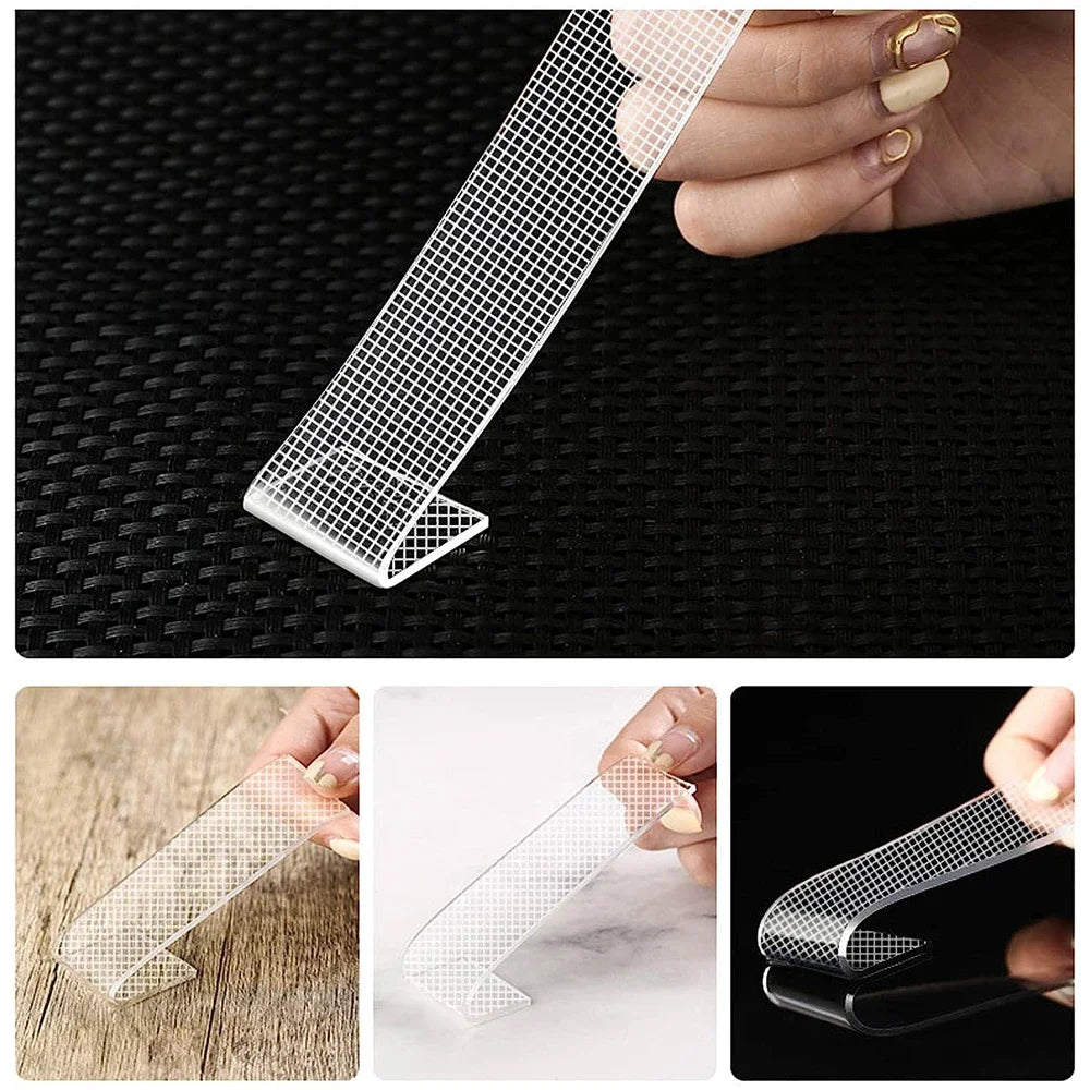 1-10m Clear Double-sided Nano Tape Removable Ultra-strong Adhesive Waterproof Extra Strong Sticky Strip Heavy-duty Two Side Tape