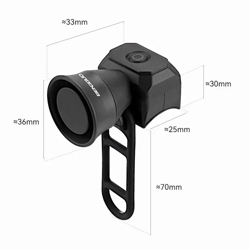 5 Mode Bicycle Electric Horn MTB Super Loud 120db Bell Bike Electronic Horn Scooter Personalized bell Riding Accessories
