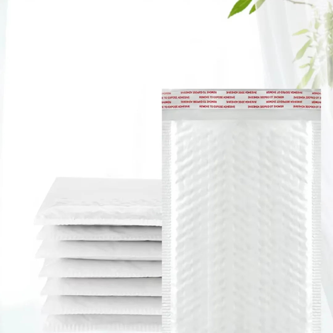 Pearlescent Film Waterproof Bubble Bag Packaging Express Bag White Foam Self Seal Pack Bag ShippingbagThickened Envelope