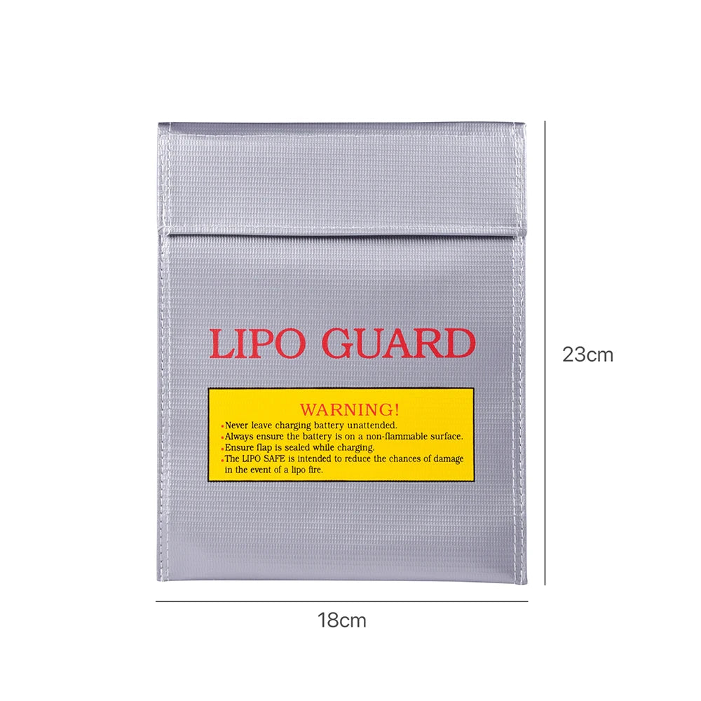 Lipo Guard Safety Bag Fireproof Explosion-Proof Portable Lipo Safety Bag for RC FPV Racing Drone Car Battery Safe