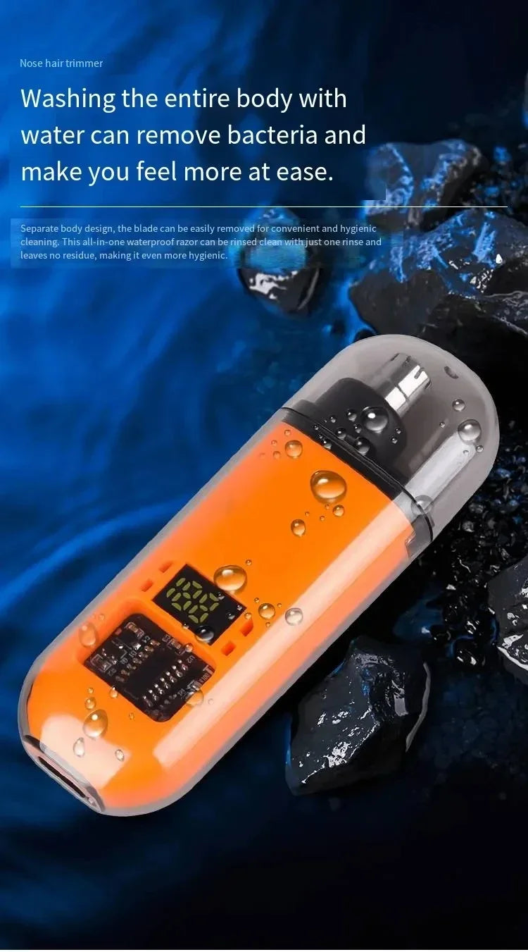 Nose Hair Trimmer Portable Trimmer for Nose Mini Nose and Ear Hair Trimmer Portable Nose Trimmer Rechargeable Trimmer for Man