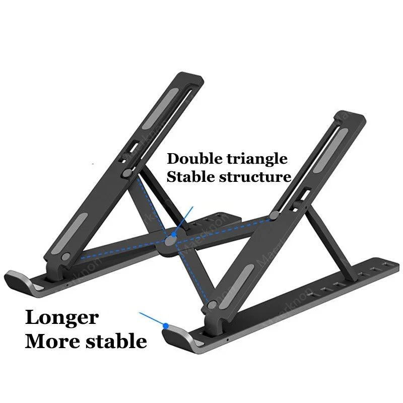 Universal Foldable Laptop Stand Portable Adjustable Tablet Computer Support Holder For Macbook Air iPad Tablets Base Accessories